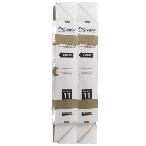 Trane Parts Envirowise 20.2'' x 26'' x 4.7'' Quikbox Filter Media 2-Pack, MERV 11