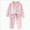 A-3-208-Light Pink, variant on NIEWTR Baby Boy Girl Toddler Autumn Winter Outfit Waffle Striped Long Sleeve T-shirt Elastic Waist Pants Pajamas & Dailywear Set 12-24 Months Toddler Winter Pajamas, 11-12 Years