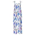 thumbnail image 5 of Kmdttou 2025 New Women Fashion Plus Size Print Sleeveless Two Pocket Casual Overalls Jumpsuit Jumpsuit Pants,S-5XL, 5 of 5