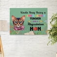 thumbnail image 2 of Kinda Busy Being Kindergarten Teacher and Abyssinian Mom Horizontal Matte Canvas Poster Cat Lover Kitten Owner Gifts Wall Art Home Decor - 02005, 2 of 5