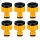 thumbnail image 1 of 6 piezas de conectores de manguera de 1/2 pulgada, conectores rápidos estándar de plástico, 1 of 5