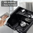 thumbnail image 4 of FLROHA Hair Washing Station Black Hair Wash Bowl Hairdresser Basin Spa Hair Sink Portable Shampoo Basin Beauty Salon Equipment for Home Barbershop Hair Stylist regular, 4 of 8
