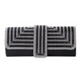 thumbnail image 1 of Shisuyan Women Formal Evening Bag Pu Rhinestone Banquet 1Pack 9.8X4.7X2.4In, 1 of 9