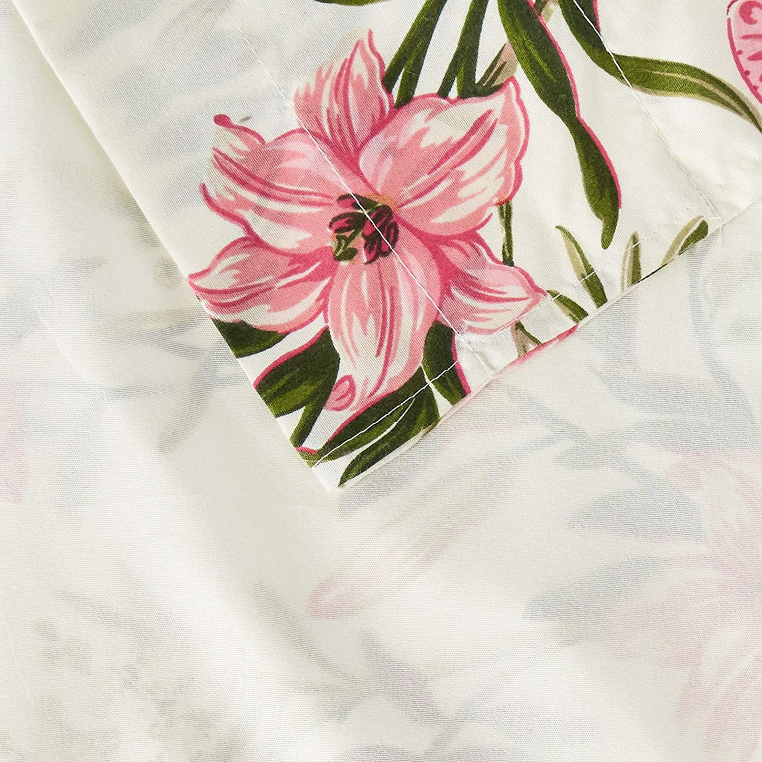 Global Trends Botanical Garden Country Cottage Tab Top Window Valance, 84 in. W x 14 in. L