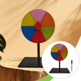 thumbnail image 6 of S SERENABLE Table Prize Turntable Roulette Wheel Stable Base Editable with Marker Tabletop Fortune Wheel for Tradeshow Carnival Pub Party 6 Grids, 6 of 8