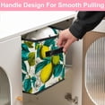 thumbnail image 5 of RATGDN Collapsible Fabric Cube Storage Bin with Double Handles for Living Room Bedroom Office Black - Lemon Juice Fruit, 5 of 7