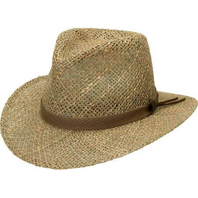 Black Creek Men s Seagrass Straw Hat Natural X Large