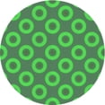 thumbnail image 1 of Ahgly Company Tapis Rond Lavable en Machine Intérieur Transitionnel Vert Pin, 4 Pieds Rond, 1 of 7