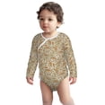 thumbnail image 2 of Xecao Paisley Floral 1 Print Baby unisex-baby Cotton Long-sleeve Bodysuits-3 Months, 2 of 6