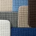 thumbnail image 4 of Somerset Home Woven Jacquard Fleece Chocolate Memory Foam Bath Mat, 24" x 59", Non-Slip Backing, 4 of 4
