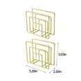 thumbnail image 3 of Amzcrzy Storage Rack Napkin for Table, Modern Metal Napkin Holders for Kitchen Dining Tables & Countertops, Paper Cocktail Napkins Dispenser for Indoor & Outdoor Use Dorm Room Essentials, 3 of 6