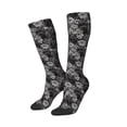thumbnail image 2 of Fotbe Rose Flowers print Women's Men's Novelty Crew Socks Cotton Socks Knee High Socks for Walking,Running,Nurses,Pregnancy, 2 of 9