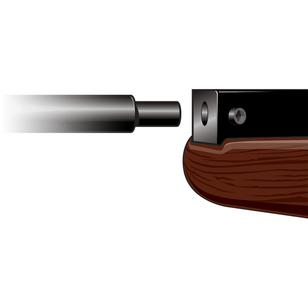 Beeman 10622GP DC Air Rifle (Dual Caliber .177 or .22) with Wood Stock and 6 x 40 Scope