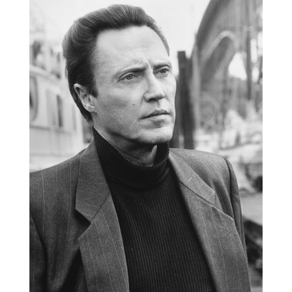 Christopher Walken Cool Look In Polo Neck & Outfit 24x36 Classic Hollywood Poster