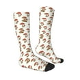 thumbnail image 3 of Haiem Mushroom Socks, Funny Novelty Crazy Design Cotton Socks Sports Socks Knee High Socks For Men, Women,1Pairs - Gift For Working Friends, 3 of 9
