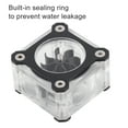 thumbnail image 3 of Pmma + Aluminium Alloy Computer Water  Meter, Durable Water-Cooling  Meter, For Computer Blue,Red,Silver,Black, 3 of 8