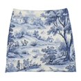 thumbnail image 6 of Blue Chinoiserie Toile Farming Women's Shorts Non-Slip Single Pocket A-line Trouser Skirt Summer Shorts Casual Shorts for Women, 6 of 7