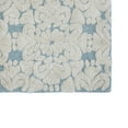 thumbnail image 5 of Better Trends 17" x 24" Bathroom Rugs 100% Cotton Soft Water Absorbent Non Slip Bath Mat Machine Washable Rug (Blue) Medallion Collection, 5 of 6