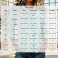 thumbnail image 3 of Warop Women's 3/4 Sleeve Tunic Tops Casual Trendy Printed Round Neck Blouses Fit Pullover T Shirts, 3 of 7