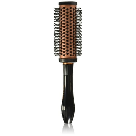 Conair Copper Collection Adult Oblong Small Professional Synthetic Bristle Hair Brush Detangling