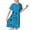 H, variant on Girls Nightgowns Short Sleeve - Cute Cartoon Print Cotton Soft Sleepwear, Loose A-Line Sleep Dress for Girls 2-15 Years, Suitable for Summer Air Conditioning Home Wear