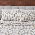 thumbnail image 2 of Great Bay Home Rustic Inspired Microfiber Sheet Set (Full, Forest Trail), 2 of 9