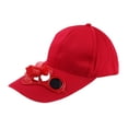 thumbnail image 2 of Opvise Summer Unisex Outdoor Sports Baseball Caps Hats with Solar Power Cooling Fan, 2 of 6