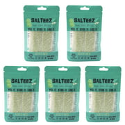 Salteez Beer Salt Strips: Real Salt & Lime Flavor Strips That Stick to Your Bottle, Can, or Cup - For a Perfectly Dressed Beer Anytime Anywhere! (Salt & Lime, 5 Pack)
