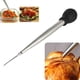 thumbnail image 3 of Jeringa para asado de acero inoxidable para el hogar, aguja para inyector y cepillo de limpieza, bola de goma negra Sincero Hogar, 3 of 8
