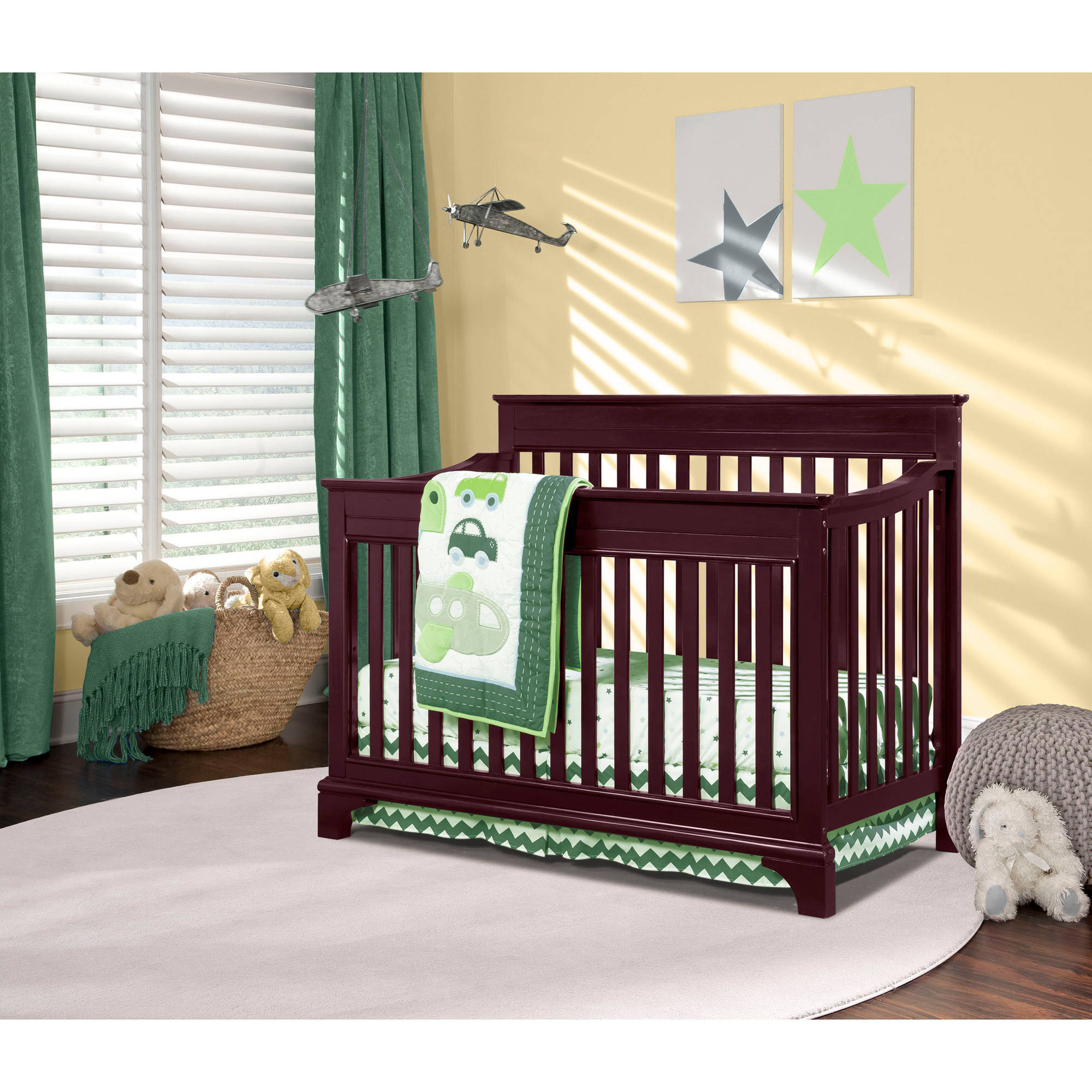 Broyhill Kids Messina 4-in-1 Convertible Crib, Choose Your Finish