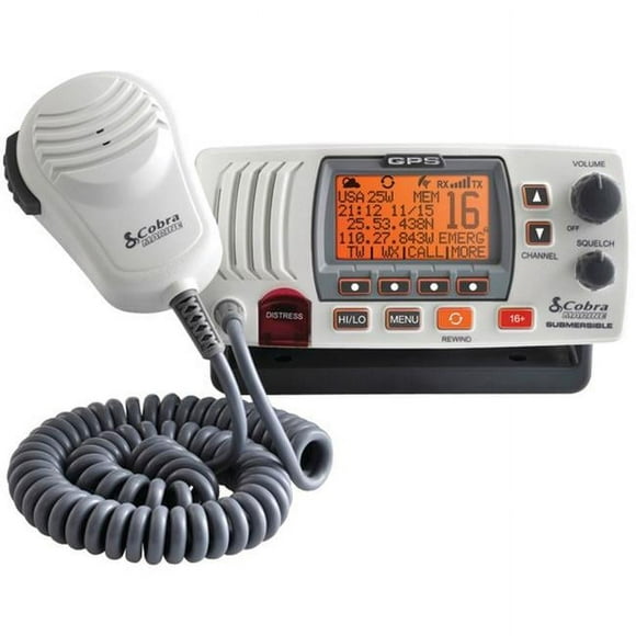 Cobra Electronics MR F77B GPS Vhf Radio