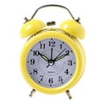 thumbnail image 4 of Reloj despertador de campana  retro Reloj de pantalla digital  Barrido silencioso, Amarillo Gloria Bell Clock Chime Clock, 4 of 4