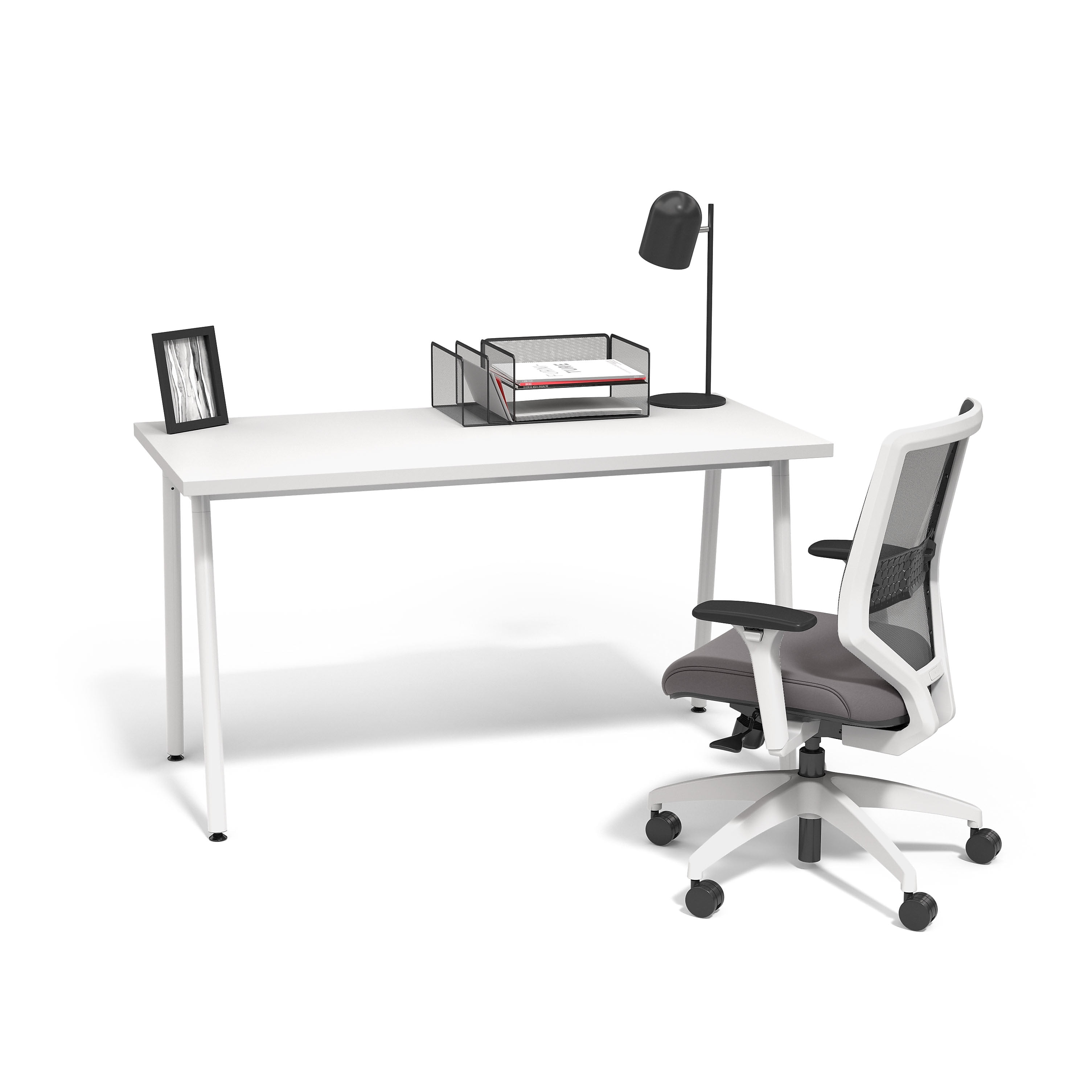 Union Scale Lewis Task Chair Ergonomic Office Tilt Big Tall Charcoal UN55655 CC Walmart