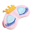 thumbnail image 1 of Cheers Cute Eyes Cover Princess Crown Style Travel Sleeping Blindfold Shade Eye Mask, 1 of 7