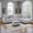 Grey White, variant on Wzlam Sectional Couch for Living Room Furniture Sets, Black Grey Linen L Shape Chaise with Storage Ottoman, Modern 3 Piece Sofa Sets for Bedrooms, Apartments and Offices(Facing Right Chaise)