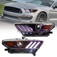 thumbnail image 3 of Projector Headlights Compatible with 2015 2016 2017 Ford Mustang Replacement Headlights w/Led DRL High Low Beam Headlamp, 3 of 9