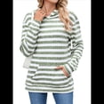 thumbnail image 2 of Camisas de Larga para Mujer, Sudaderas con Capucha y Bolsillo Tipo Canguro, Sudaderas de Otoño. Verde S, 2 of 10