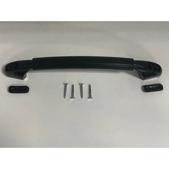 Black Assist Handle w/ Padded Grip for RV Entry Door