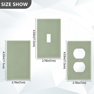 Saturn Planet Light Switch Cover - Decorative Single Gang Acrylic Wall Plate (Classic, Holographic, Or Glow)
