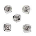 thumbnail image 4 of Cascabeles navideños perfecl 100 piezas 10 mm plata manualidades, 4 of 7