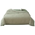 thumbnail image 2 of Green Soybean Fiber Quilt, Thickened 4-Season Comforter All-Season Duvet Insert, 59 x 78 Inches Queen Size, Ultra-Soft Lightweight Warm Bedding for Home & Guest Room, 2 of 8