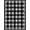Black And White, Pattern 10, variant on ODIKA 8'x10' Washable Area Rug Durable, Non-Slip Large Checkered Bold Border Doormat Layering Front Under Plaid Refined for Living Room, Sectional, Family