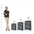 thumbnail image 7 of Lucas Designer Luggage Collection - Expandable 24 Inch Softside Bag - Durable Mid-sized Ultra Lightweight Checked Suitcase with 4-Rolling Spinner Wheels (Diva), 7 of 7
