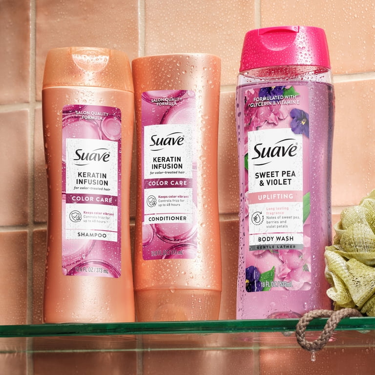 Suave Keratin Infusion Conditioner For Color Treated Hair, 48HR