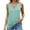 Green, variant on Womens Ribbed Knit Tank Tops Casual Cut Out Ring Keyhole Neck Tanks Sleeveless Shirts Elegant Blouse Green M Cotton Spring Tops for Women