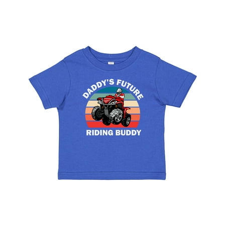 

Inktastic ATV Daddys Future Riding Buddy Gift Baby Boy T-Shirt