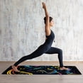 thumbnail image 6 of Musical Note Yoga Mat Towel, Storage Bag, 72.8"x26.8" - Suitable for Yoga, Pilates, Fitness, Gym - Yoga Blankets and Gym Towel Included, 6 of 6