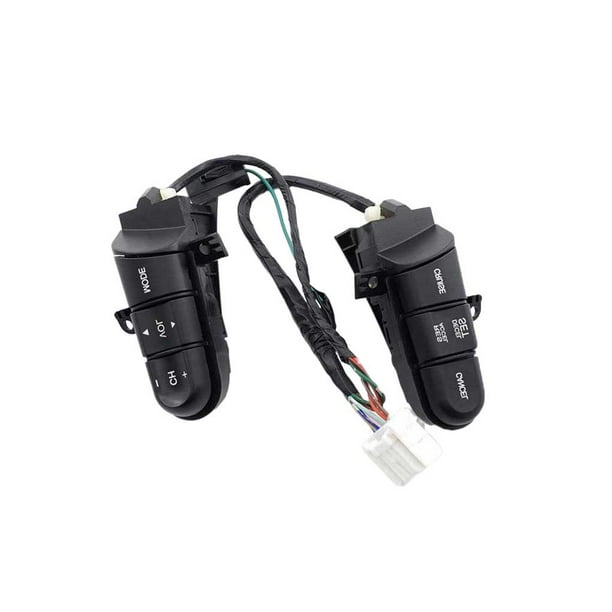 Riwesomey Interruptor volante regulador de crucero automotriz duradero duradero conveniente Control de botón accesorios suministros Paneles de instrumentos para automóviles
