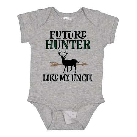 

Inktastic Hunting Future Hunter Like Uncle Gift Baby Boy or Baby Girl Bodysuit