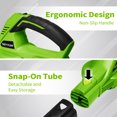 thumbnail image 5 of SEYVUM 20V Cordless Leaf Blower with two Batteries and Charger, 150MPH 320CFM Electric Leaf Blower for Lawn Care, Patio, Garden Cleaning, Lightweight, 5 of 8